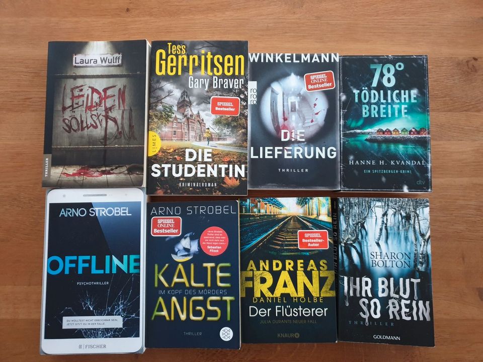 Verschiedene Bücher-Thriller/Krimi in Hessisch Oldendorf