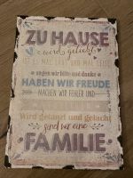 Handmade Holzschild „zu Hause“ Nordrhein-Westfalen - Moers Vorschau