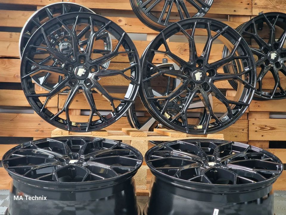 ⭐ 19 Zoll Alufelgen FF-Wheels FF01 8,5x19 ET35 5x120 Felgen schwarz BMW Z4 Roadster E85 E89 3er Compact E46 X1 E84 Z3 Coupe E36 X5 E53 6er Cabriolet F12 5er Touring F11 3 Gran Turismo F34 in Schmalkalden