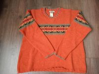 Eddie Bauer Vintage Pullover L orange Wolle Baden-Württemberg - Mannheim Vorschau