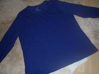 Ulla Popken Damen Shirt Blau langarm Gr. 58/60 Basic Brandenburg - Nauen Vorschau