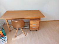 Schreibtisch Holzschreibtisch 160x80 mit Unterschrank Frankfurt am Main - Eckenheim Vorschau