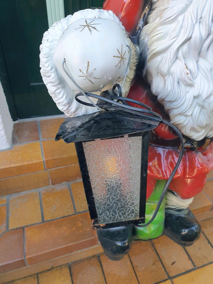 Nikolaus Weihnachtsmann Deko Gartenfigur, wie Gartenzwerg, Aalen in Aalen