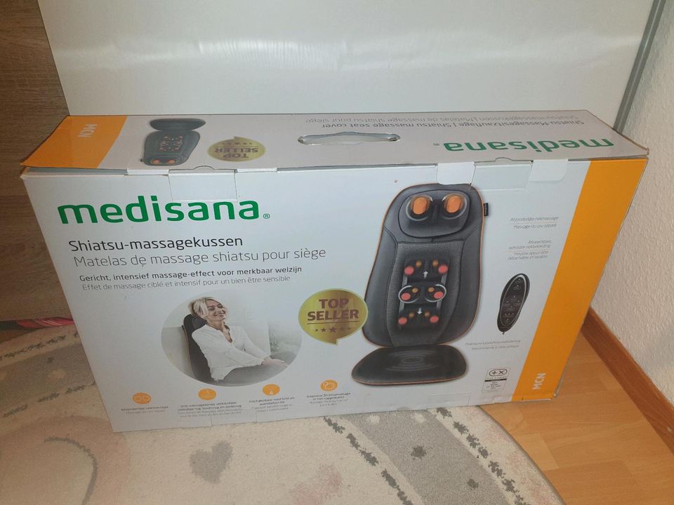 Medisana Shiatsu Massagesitzauflage Vibrations Massagesitz MCN 48W