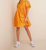 Kleid Ballonarm Gr. M (36-38) Pieces orange Satin Pieces Bayern - Burgau Vorschau