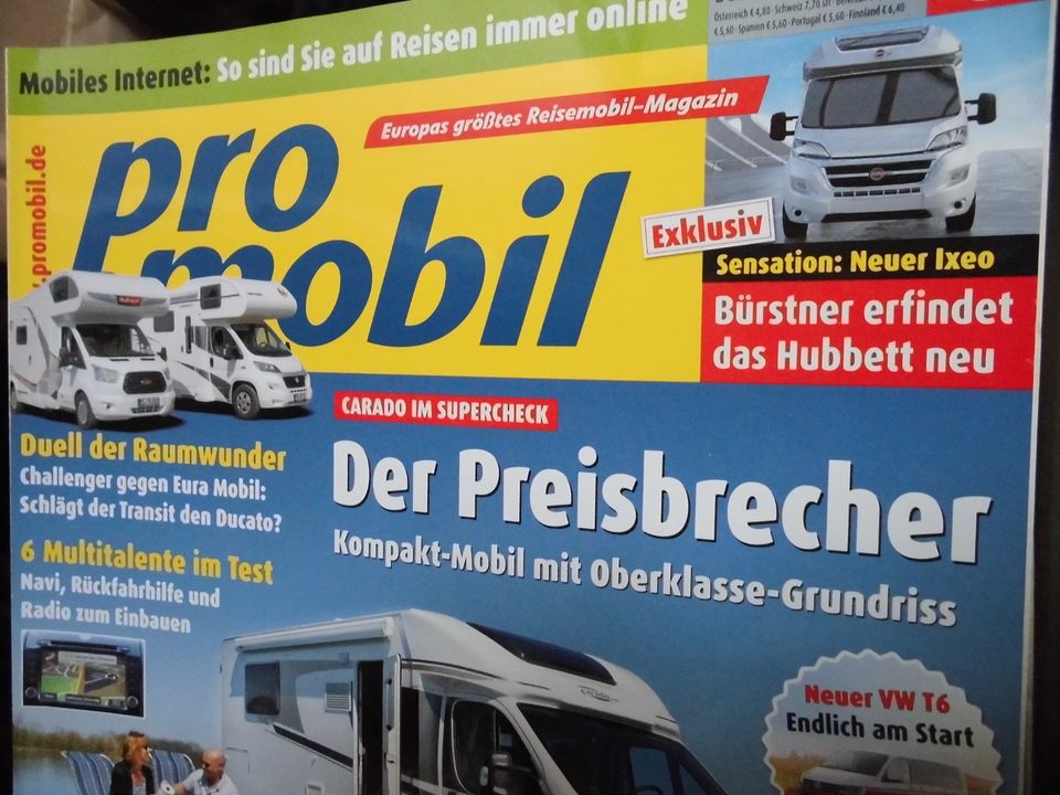 9 Promobil Reisemobil Camp Magazin Campingbus Extra in Ubstadt-Weiher