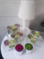 15 x Depot Teelichter Teelichtglas grün/pink Windlichter Hessen - Haiger Vorschau