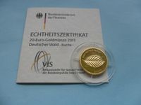 Deutschland BRD 2011 20 euro Gold Buche wählen G / J Bayern - Immenstadt Vorschau