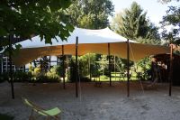 Stretchzelt 9x6m - boho-vintage- Hochzeit - Gartenparty mieten -L Niedersachsen - Deutsch Evern Vorschau