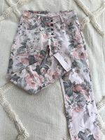 Schöne Sommerhose aus dünnem Stoff S floral rosé Schleswig-Holstein - Oststeinbek Vorschau