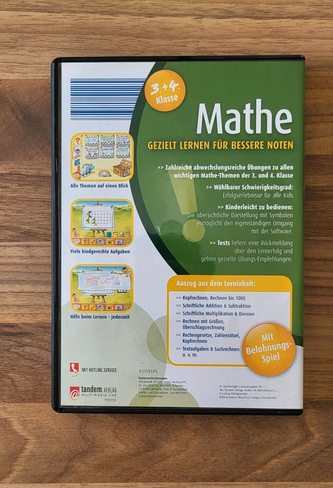 ♥️Schülerhilfe 3/4 Klasse Mathe - Die interaktive Lernsoftware in Poppenhausen