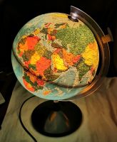 Alter Geographischer Globus mit Beleuchtung ,  Printed in Italy Saarland - St. Ingbert Vorschau