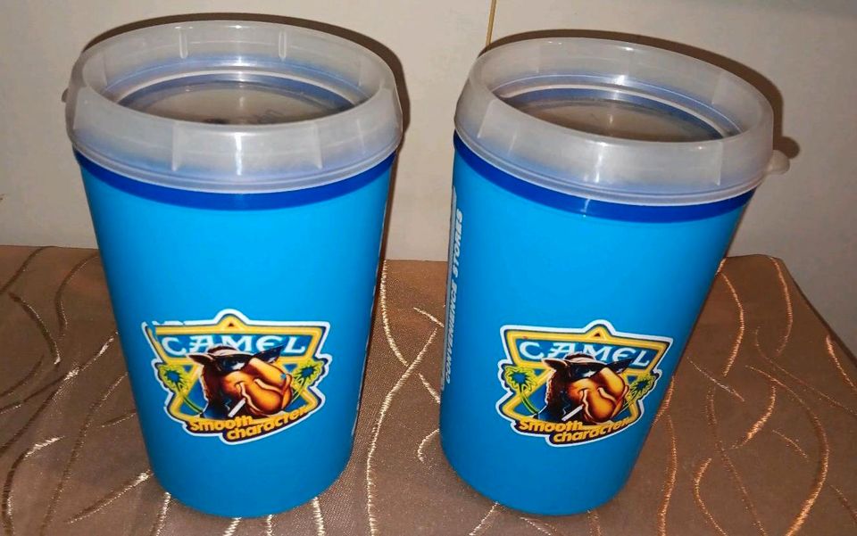 2 Stück Vintage Thermo "Aladdin" Becher "XTRA MART"Sammler... in Bretzenheim