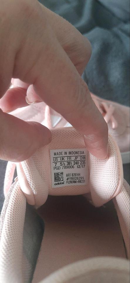 ADIDAS VL Court 2.0 echtes velours Leder gr. 38 3/4 wie NEU in Parsau