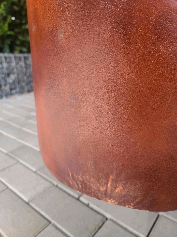 Leder Boxsack 160cm inkl. Füllmaterial Stoff und Granulat in Edermünde