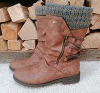 Remonte TeX Winterstiefel, Braun,Vintage, Strick, Wolle, Neu Bayern - Penzberg Vorschau