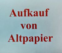 Aufkauf von Altpapier, Zeitungen, Katalogen - 4ct / kg Sachsen - Riesa Vorschau