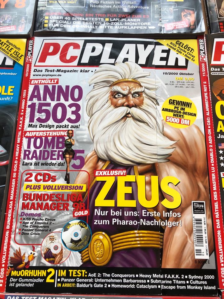 31 PC Player Zeitschriften Sammlung 1/99 bis 6/01 PCPlayer in Bergkamen