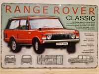 Blechschild Range Rover 20x30cm Nostalgie Retro Geschenk Auto Nordrhein-Westfalen - Oberhausen Vorschau