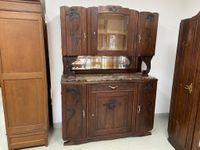 Antiker Schrank Jugendstil Buffet mit Vitrine Anrichte Vollholz Saarland - Völklingen Vorschau