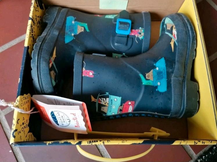 JOULES GR. 27 GUMMISTIEFEL STIEFEL BUNT ORIGINALKARTON in Wuppertal