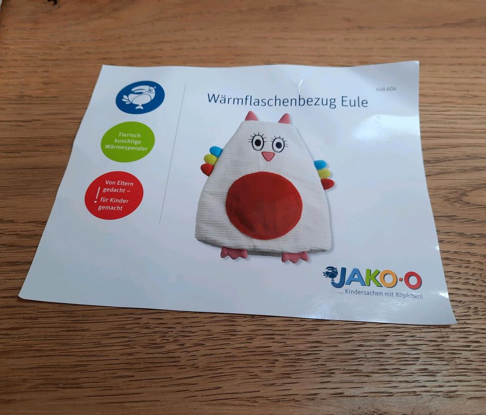 Wärmflaschenbezug~Jako-o~NEU~Wärmflasche~Überzug~Bezug~Eule~Baby~ in Warngau