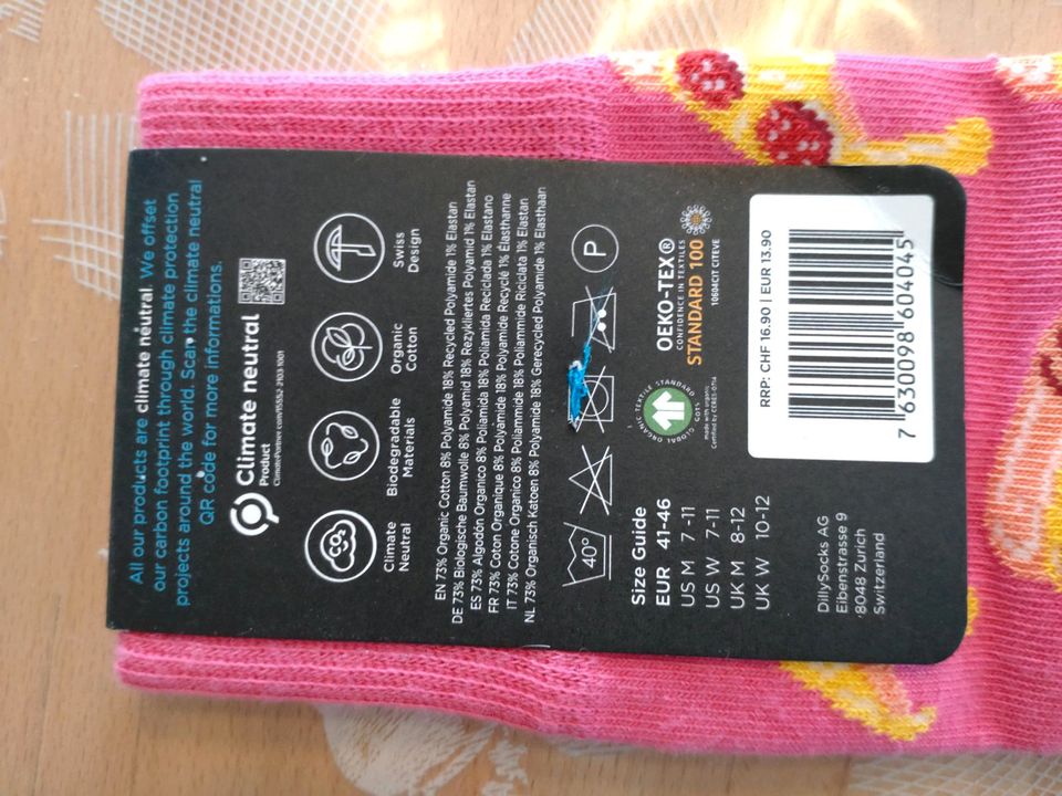 DillySocks Pepperoni Pizza Gr. 41-46 Socken lustig NEU in Kastellaun