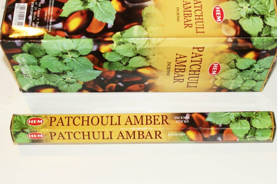 HEM Räucherstäbchen Patchouli Amber in Striegistal