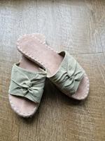 bullboxer Sandalen pantoletten grün oliv khaki 39 knoten Niedersachsen - Achim Vorschau
