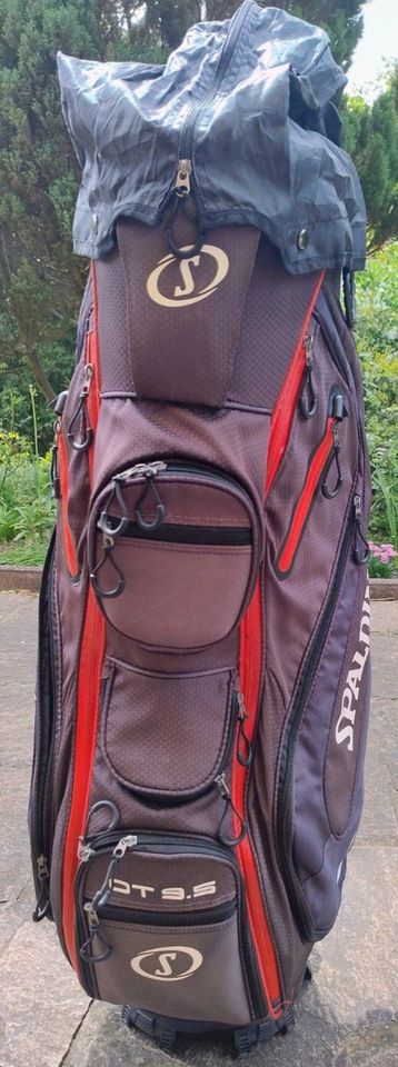 Spalding Herren Cartbag Silence Schwarz/ Rot in Anzing