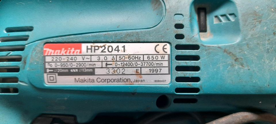 Makita HP 20 41 Bohrmaschine mit Koffer und Zubehör in Hamburg