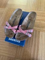 Birkenstock almere Madrid Glitzer Schlappen 41 schmal rosa Nordrhein-Westfalen - Hagen Vorschau