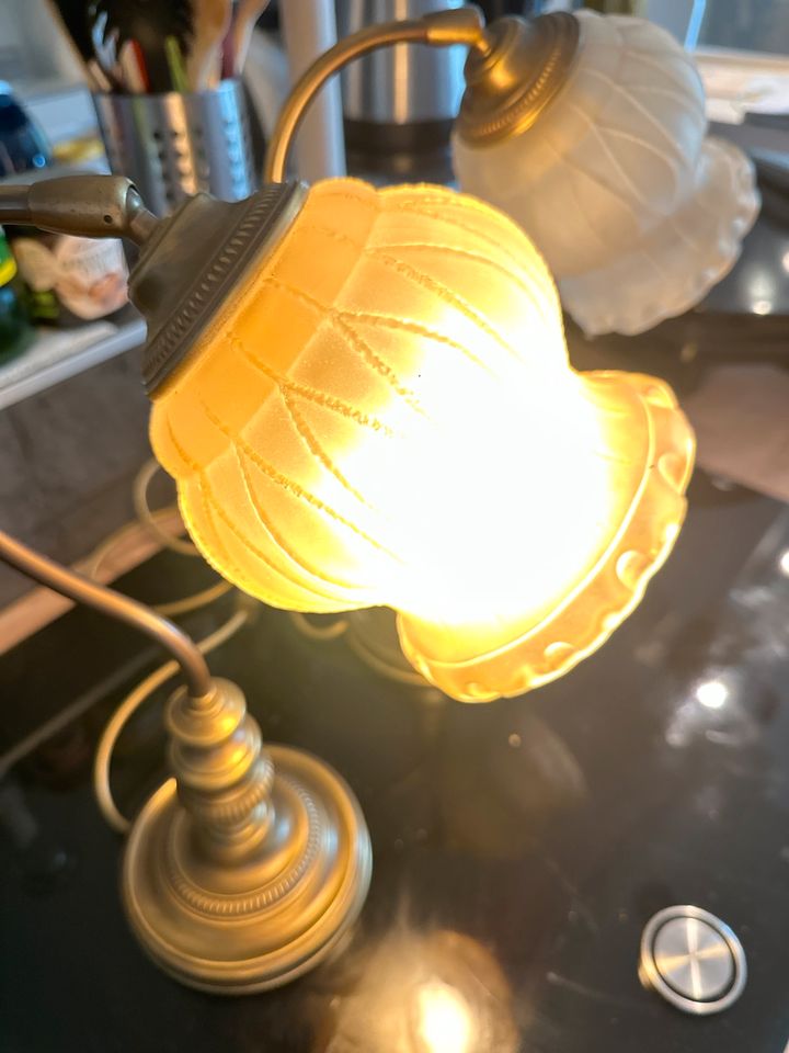 2 Messing Tischlampen in Ladbergen