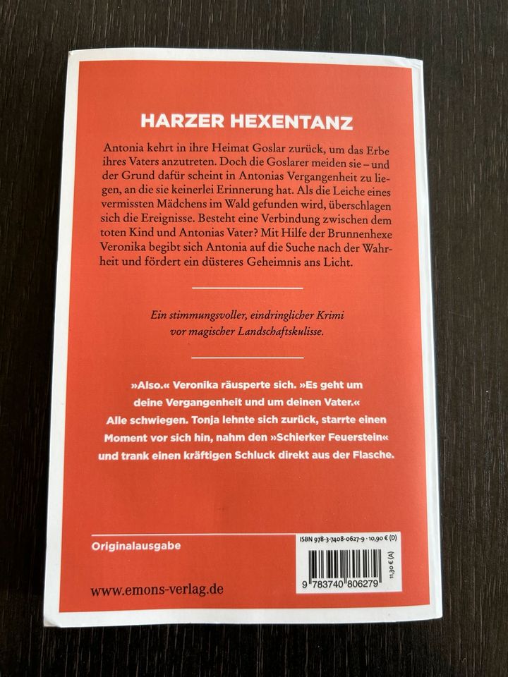 Krimi - Tod im Harz - Buch - Marion Griffiths-Karger in Lüchow