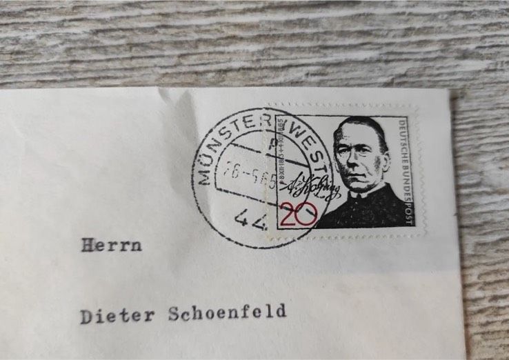 Briefmarke: 100. Todestag Adolph Kolping (BRD) in Coesfeld