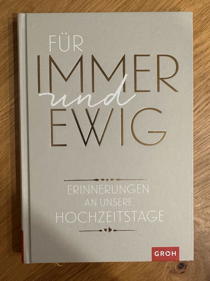 Hochzeitsgeschenk Für immer und ewig Erinnerungsalbum in Lahnau