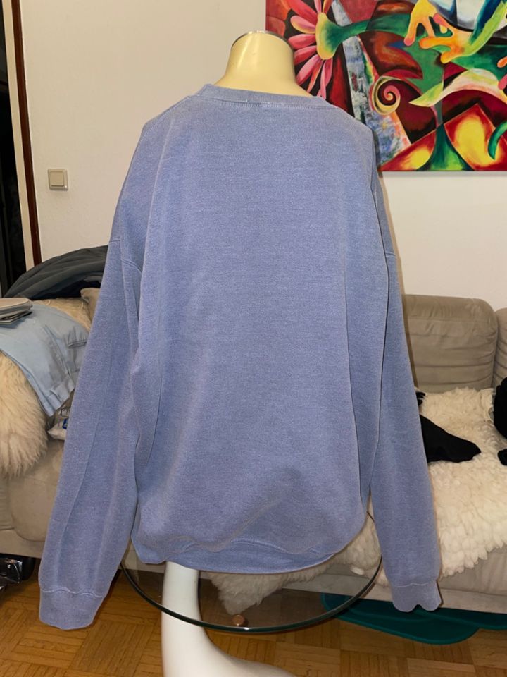 Washed Vintage Sweatshirt in Blau in Bremen