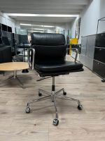 Vitra - Soft Pad Chair EA 217 - Leder Schwarz Düsseldorf - Eller Vorschau