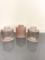 Vermietung Vasen Glas rosa oval Boltze mini Set Baden-Württemberg - Fellbach Vorschau