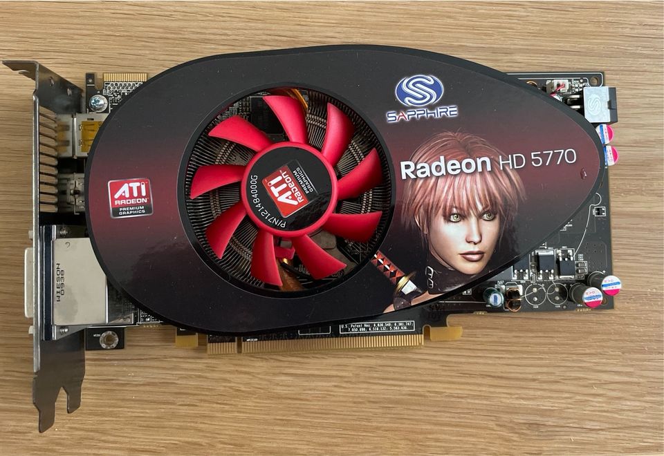 ATI SAPPHIRE Radeon HD 5770 Grafikkarte 2xDVI HDMI DP in Winzer