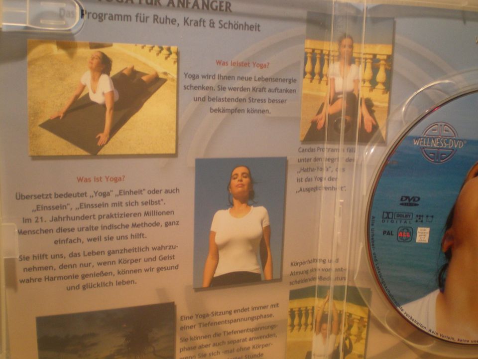 WELLNESS-DVD *YOGA FÜR ANFÄNGER*Programm für Ruhe,Kraft,Schönheit in Harsewinkel