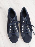 Tamaris Sneaker Halb/schuhe Gr 41 Velour/leder blau Bayern - Bad Kissingen Vorschau