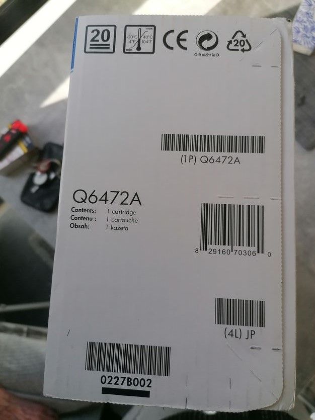 Original HP Toner 502A Q6472A Gelb NEU & OVP in Ludwigshafen