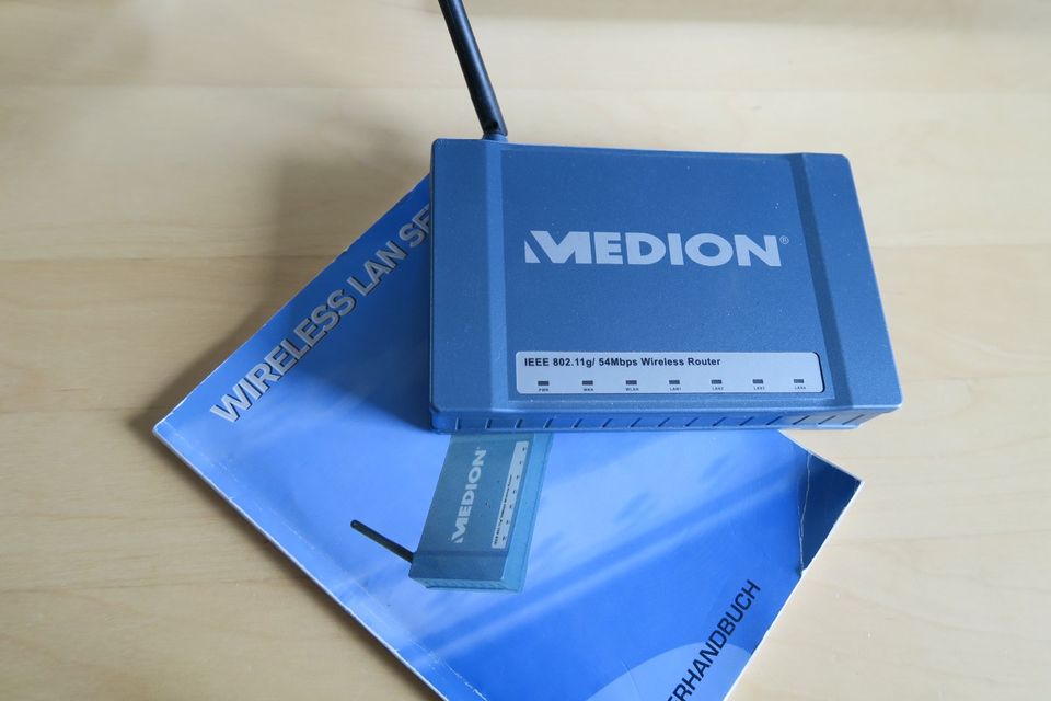 W-LanRouter Medion MD40900 , XG-2000 in Am Mellensee