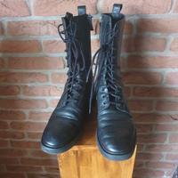 Stiefelette, Halbstiefel von Zara, gr. 40, Leder, schwarz Niedersachsen - Elmlohe Vorschau