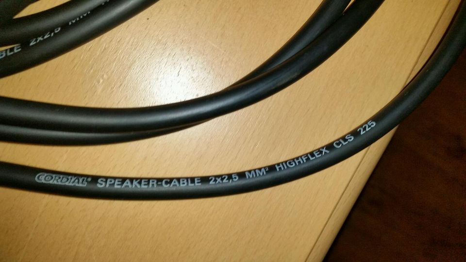 2x Cardial  Speaker Cable  Klinkenstecker  . in Bedburg