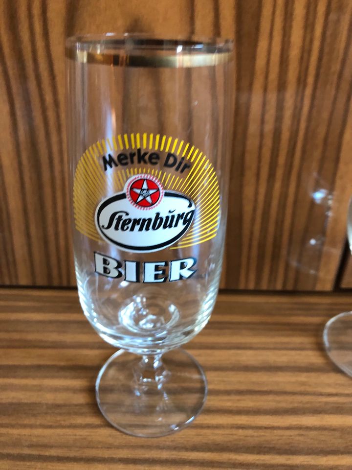 22x Biertulpen Bierglas Sammelglas DDR Sternburg Bockbier VEB in Dresden