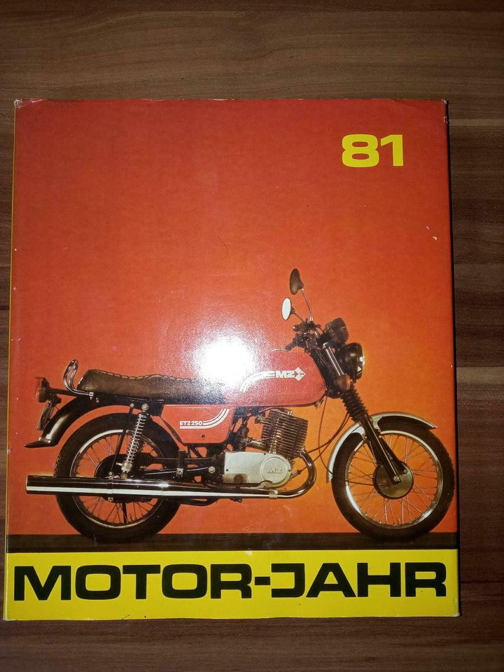 Motorjahr 1981 EVP 15,- Mark  MZ ETZ 250 als Cover Original DDR in Sassnitz