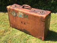 Antik John Pound & Co London/England Leder Koffer Reise Aufkleber Kreis Ostholstein - Timmendorfer Strand  Vorschau