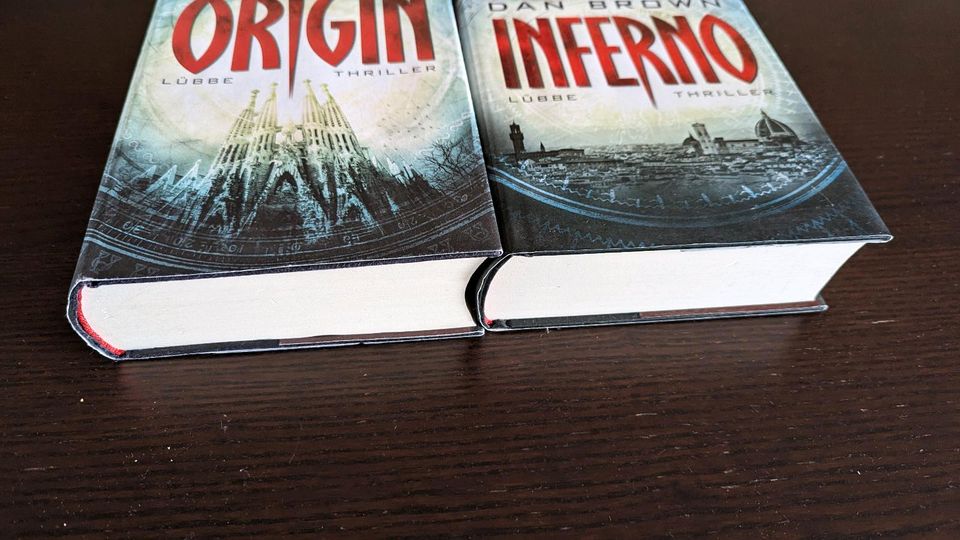 Dan Brown, Origin & Inferno, gebundene Ausgaben in Cremlingen